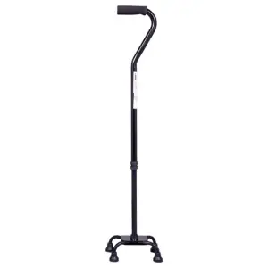 Heavy-Duty Quad Cane 225 kg, Large Base | MOBIAK
